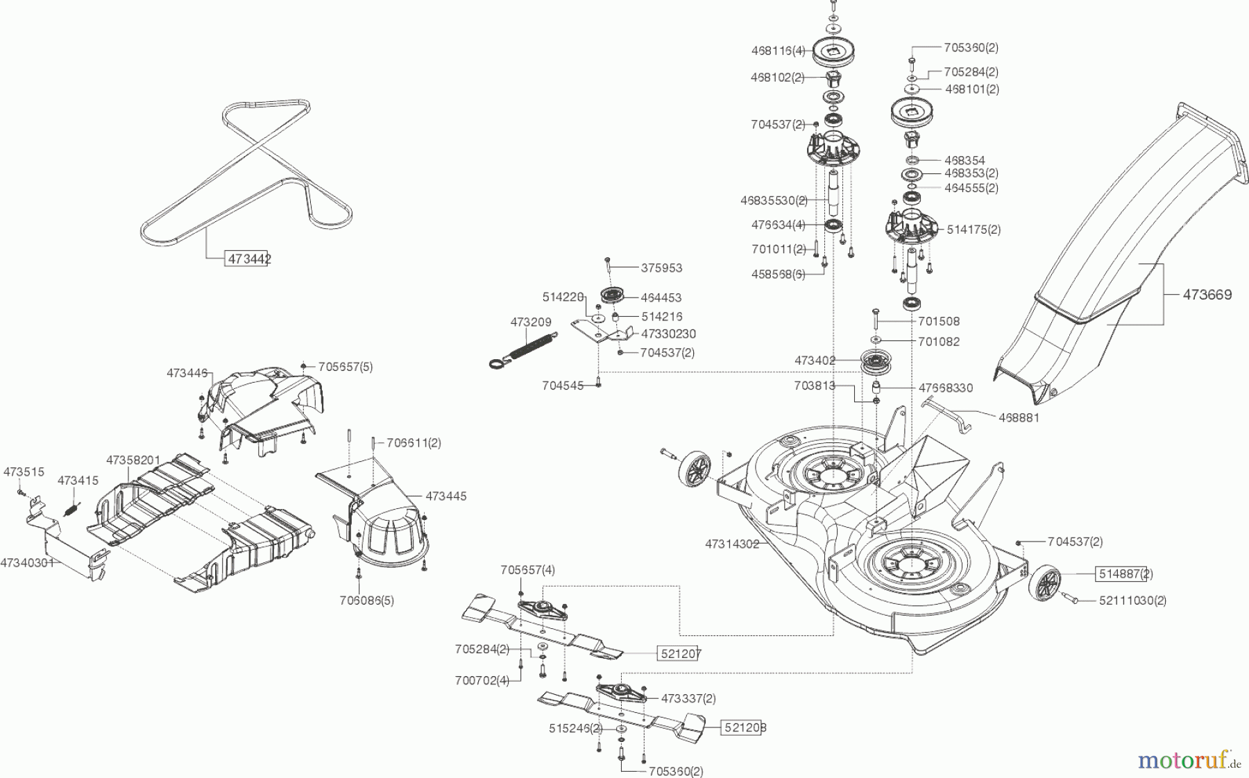 Solo by AL-KO Gartentechnik Rasentraktor T15-103.7 HD-A COMFORT ab 04/2020 Seite 6