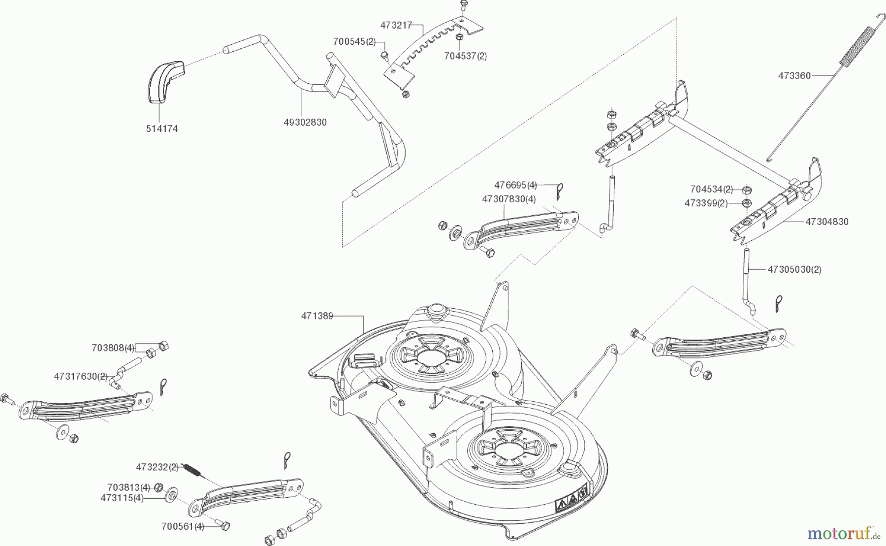 Solo by AL-KO Gartentechnik Rasentraktor T13-93.7 HDS-A COMFORT ab 04/2020 Seite 5