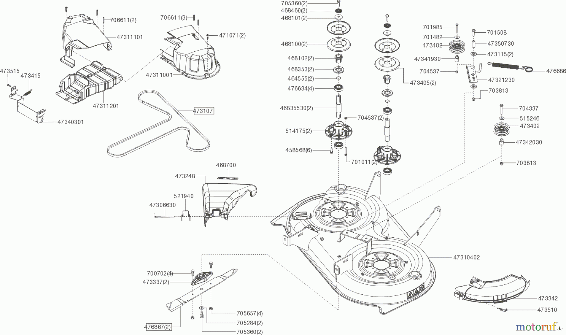 Solo by AL-KO Gartentechnik Rasentraktor T13-93.7 HDS-A COMFORT ab 04/2020 Seite 6