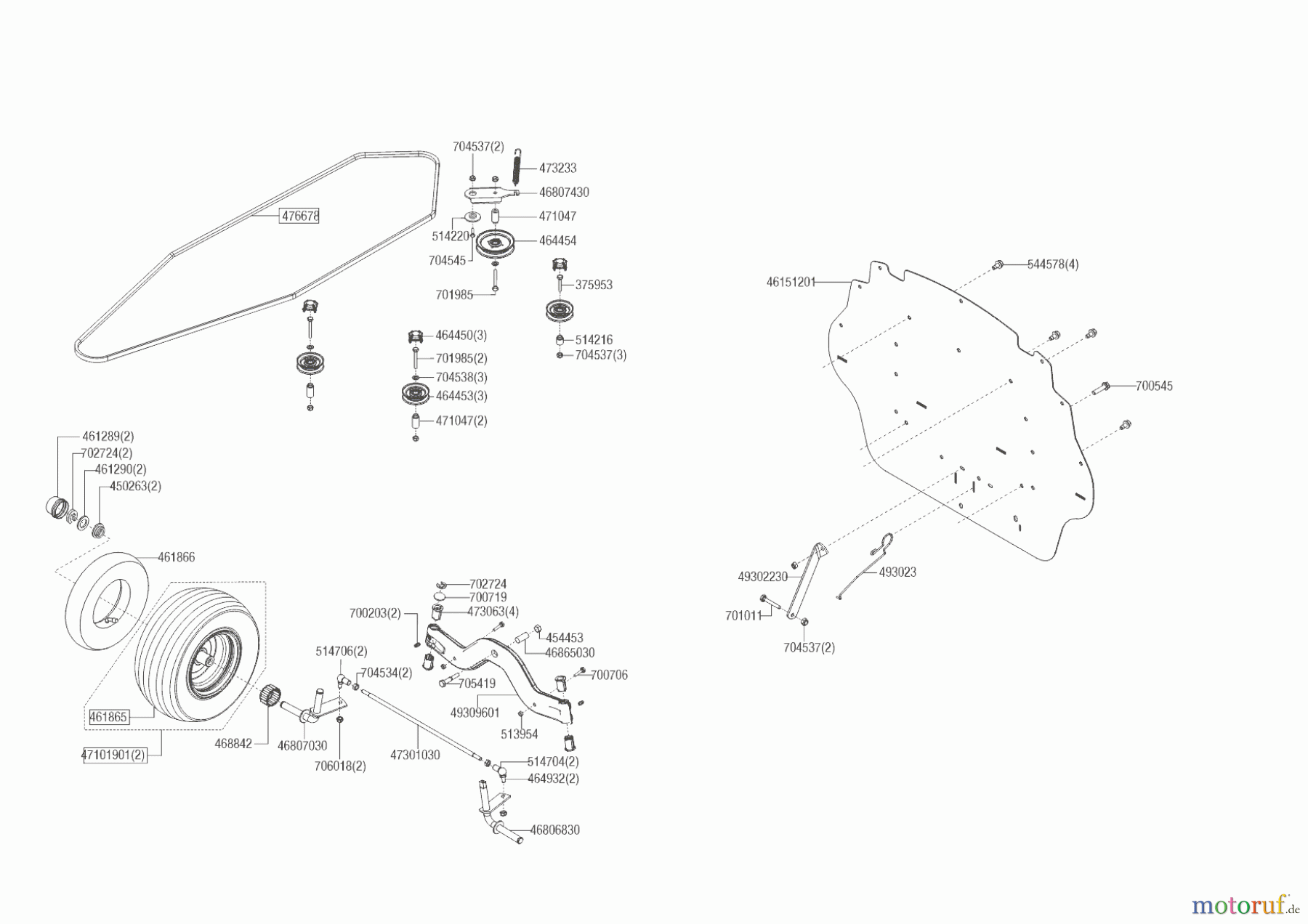 AL-KO Gartentechnik Rasentraktor TRAKTOR 15-93.2 HDS-A EASY 09/2021 Seite 3