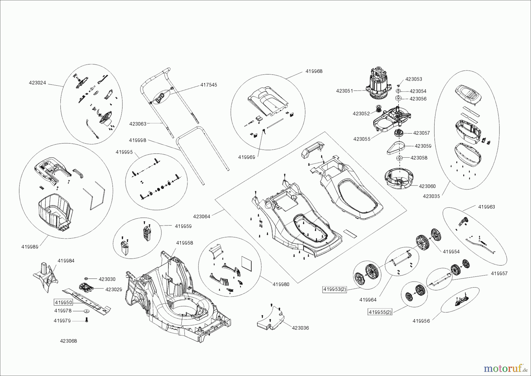  AL-KO Gartentechnik Elektrorasenmäher 113852  07/2022 Seite 1