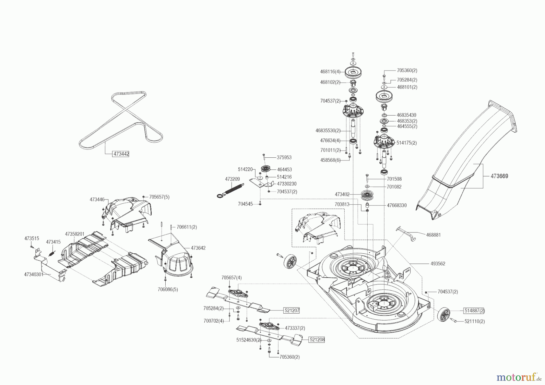 AL-KO Gartentechnik Rasentraktor TRAKTOR 103-H SABO (SA270222) 02/2023 Seite 6