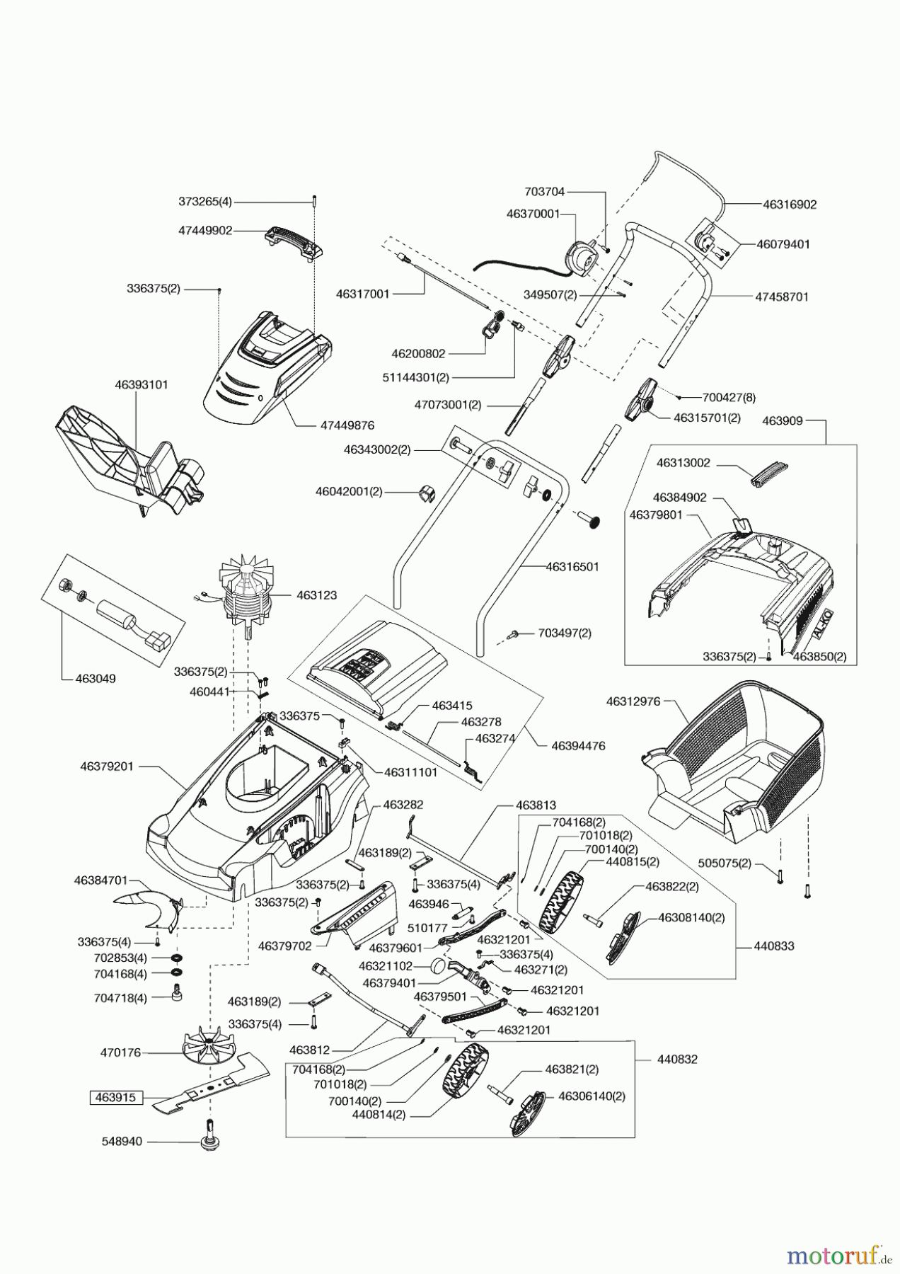 AL-KO Gartentechnik Elektrorasenmäher Comfort 40.4 E 12/2023 Seite 1
