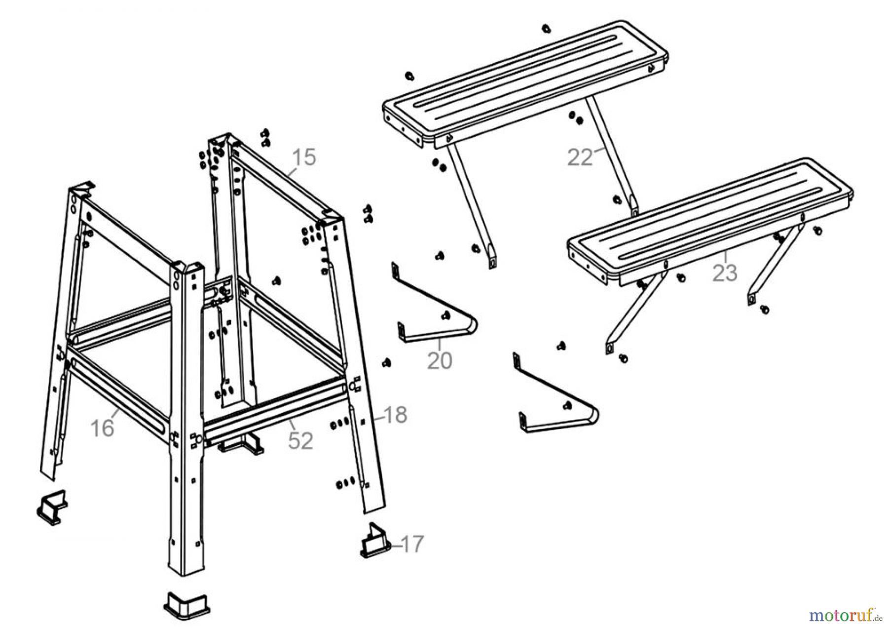 Güde Holzbearbeitung Tischkreissägen Tischkreissäge GTK 2000 A - 55605 FSL55605-03 Seite 2