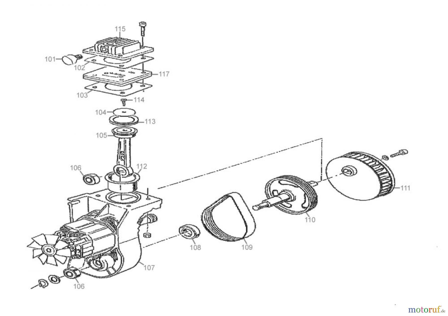 Güde Drucklufttechnik Kompressoren Ölfrei bis 50l Kessel Kompressor Airpower 200/10/5 TY Art.Nr.: 50083 FSL50083-01 Seite 2