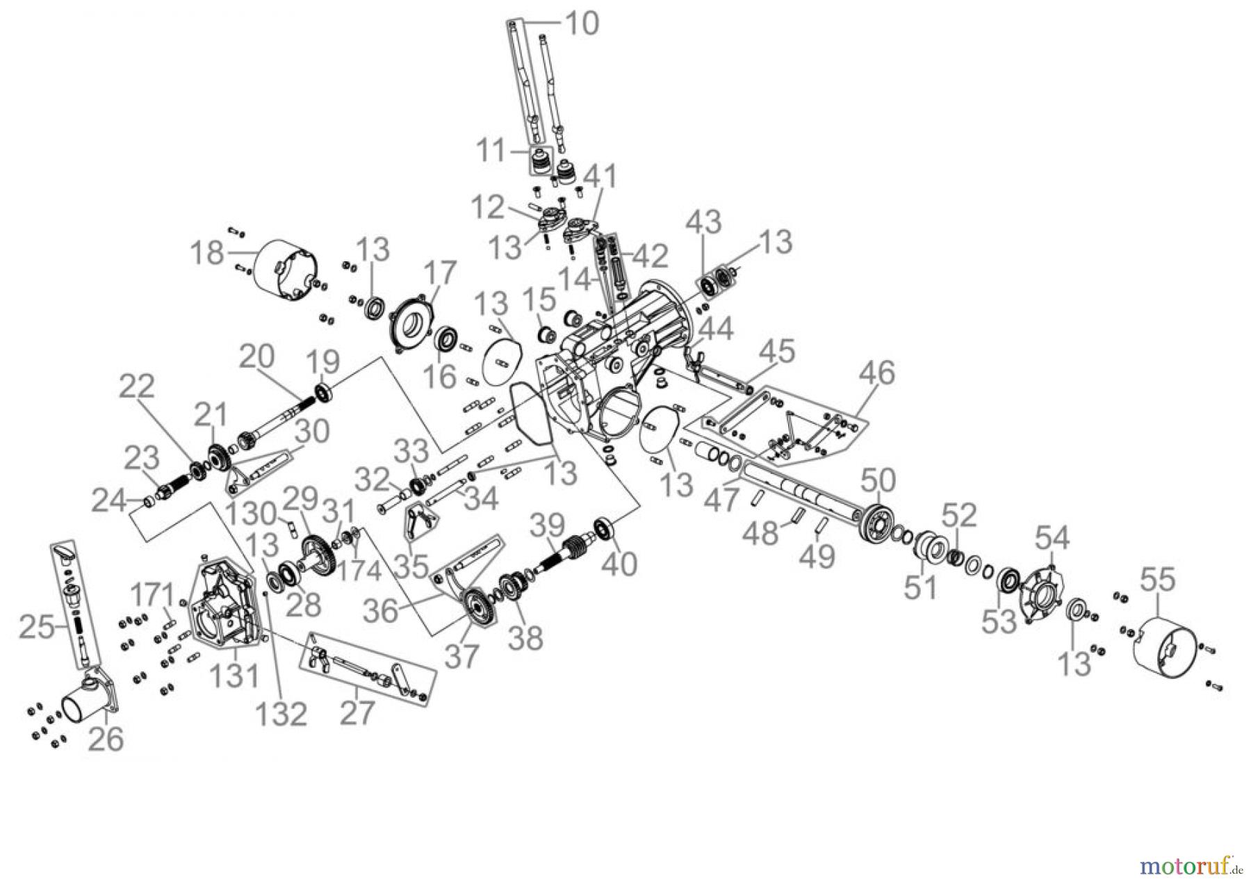 Güde Gartentechnik Kombigeräte Benzin Antriebseinheit MOTOREINACHSER GME 6,5 PS - 95180 Motoreinachser GME 6.5 V Art.Nr.: 95187 FSL95187-01 Seite 2