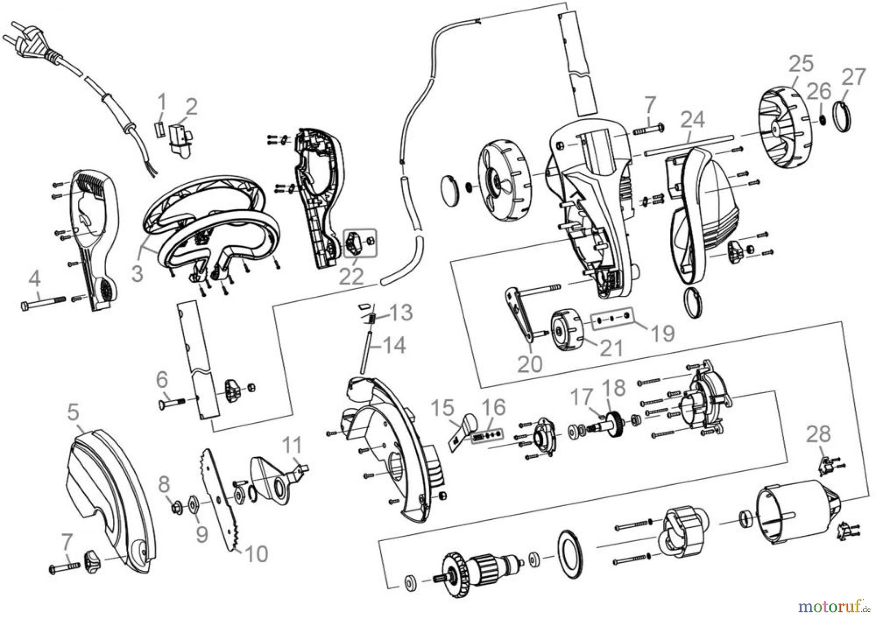 Güde Gartentechnik Rasenkantenschneider Rasenkantenschneider & Fugenreiniger RKSF1419 2in1 Art.Nr.: 95314 FSL95314-01 Seite 1
