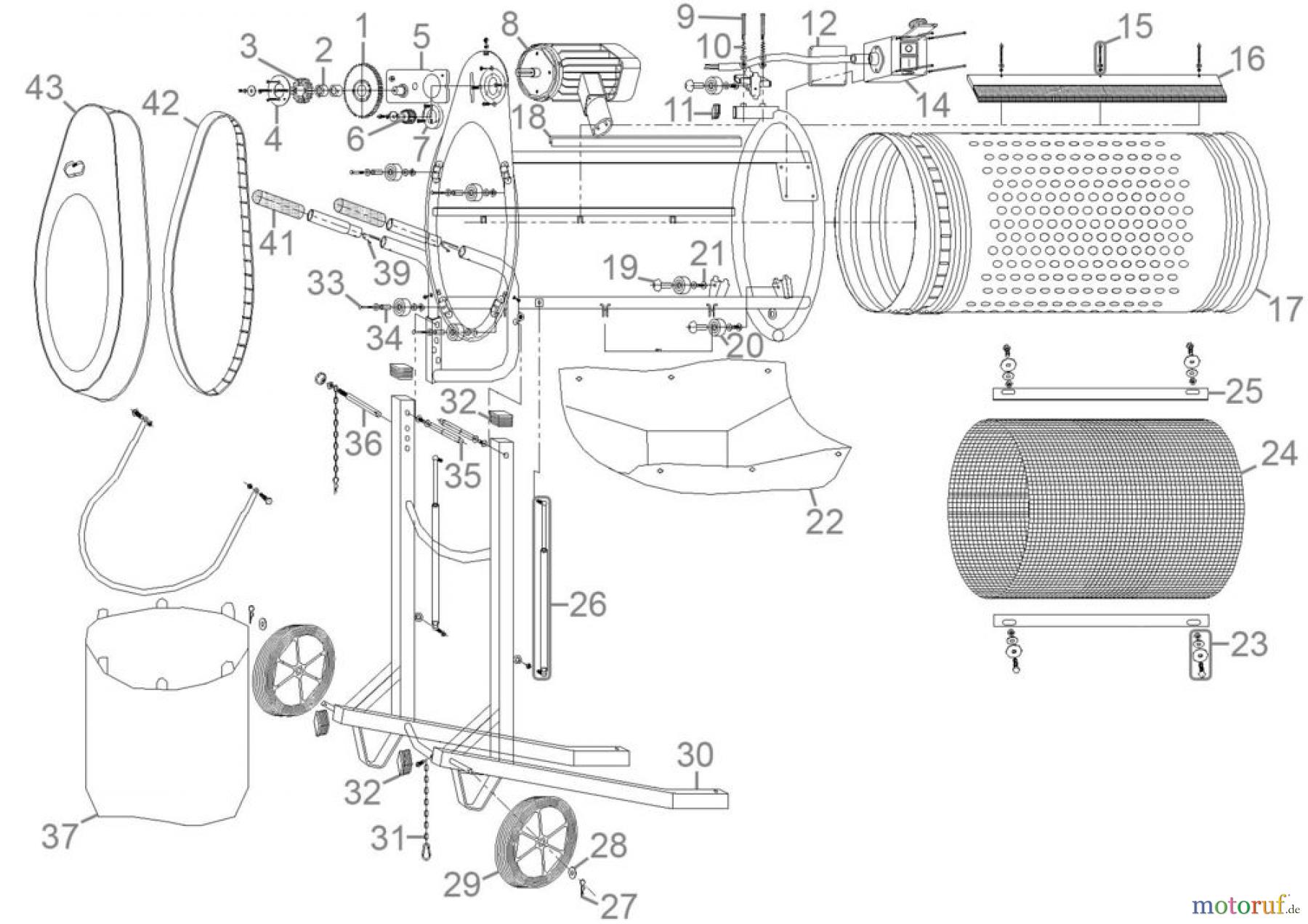 Güde Gartentechnik Rollsieb Rollsieb GRS 375 Art.Nr.: 94414 FSL94414-02 Seite 1