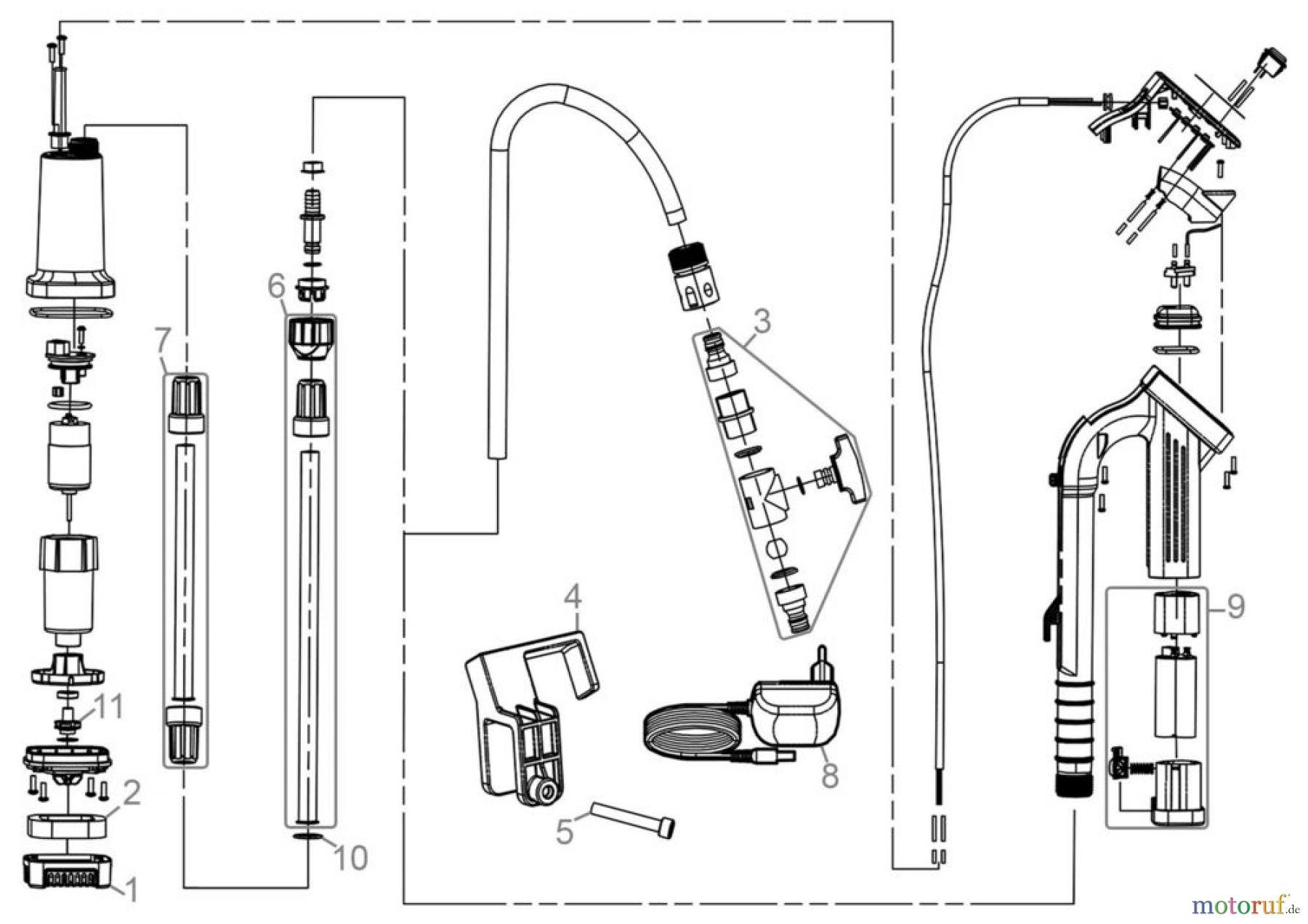 Güde Pumpentechnik Tauchpumpen Akku Tauchpumpen Akku Regenfasspumpe RFP 12-201-04 Art.Nr.: 58492 FSL58492-01 Seite 1