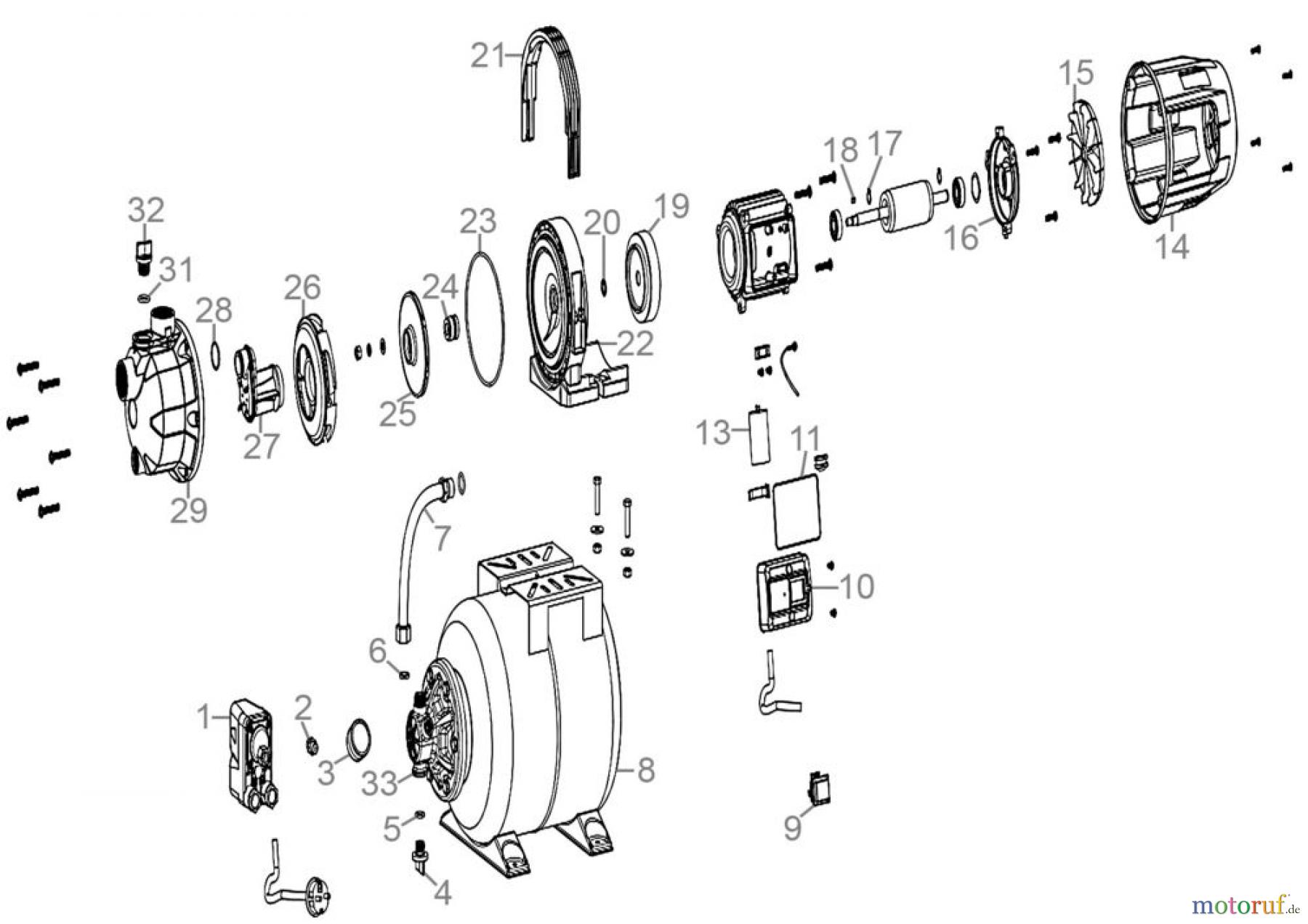 Güde Pumpentechnik Hauswasserwerke Hauswasserwerk HWW 6035 Art.Nr.: 93930 FSL93930-01 Seite 1