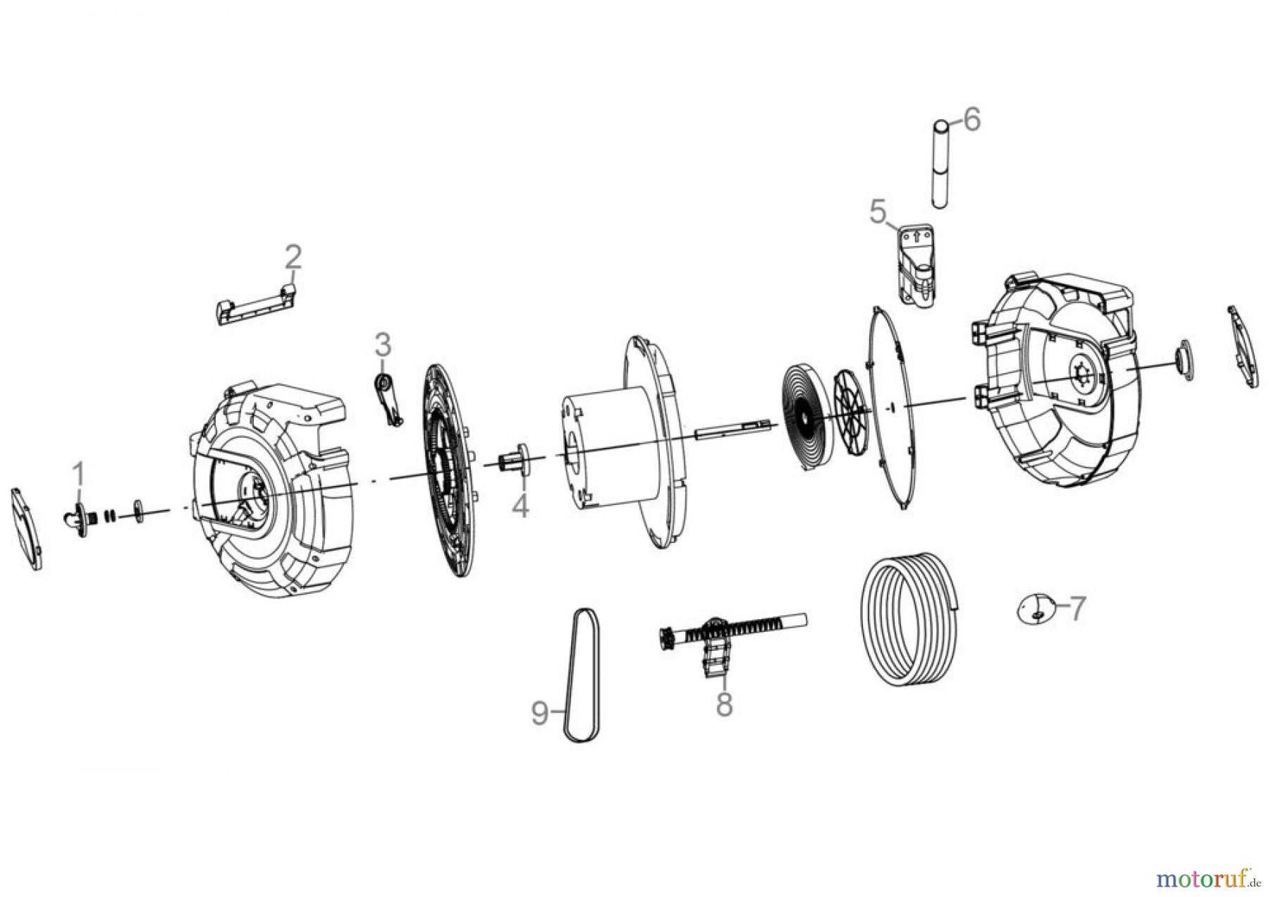  Güde Pumpentechnik Allg. Pumpenzubehör Automatik Schlauchtrommel 20-2-2 1/2 Art.Nr.: 93921 FSL93921-01 Seite 1