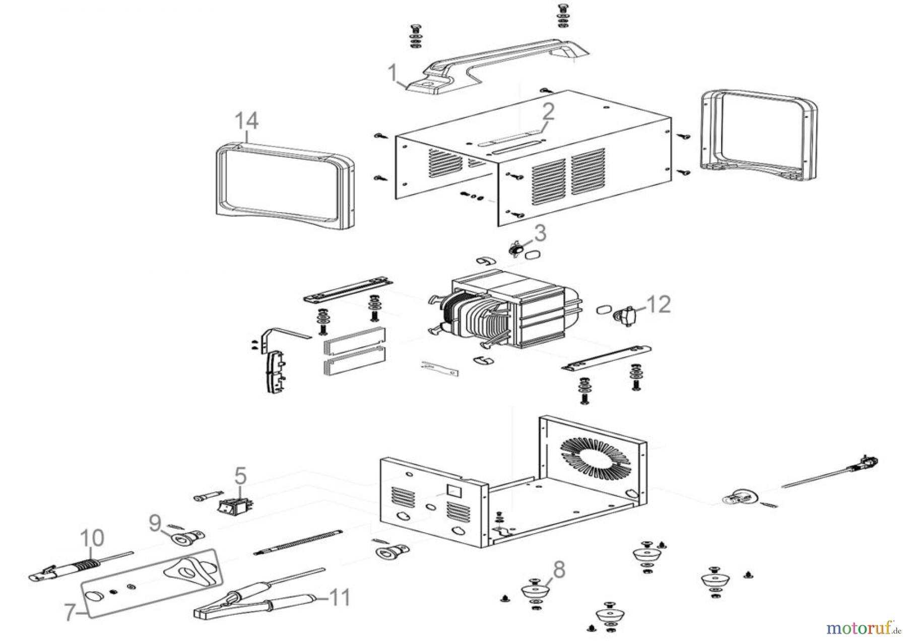  Güde Schweißtechnik Schweißgeräte Elektrodenschweißen bis 150 A Elektrodenschweissgerät GE 145 W Art.Nr.: 20001 FSL20001-04 Seite 1