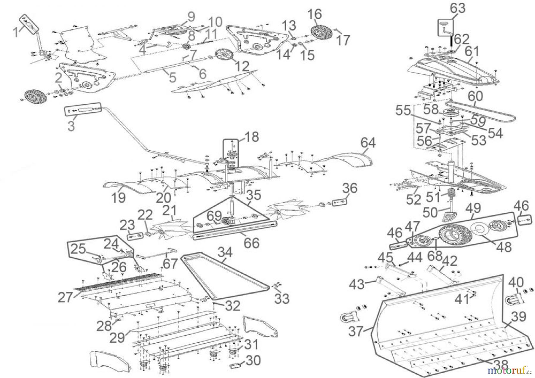 Güde Reinigungsgeräte Kehrmaschinen Benzin-Kehrmaschinen KEHRMASCHINE GKM 100 Art.Nr.: 16840 FSL16840-01 Seite 1