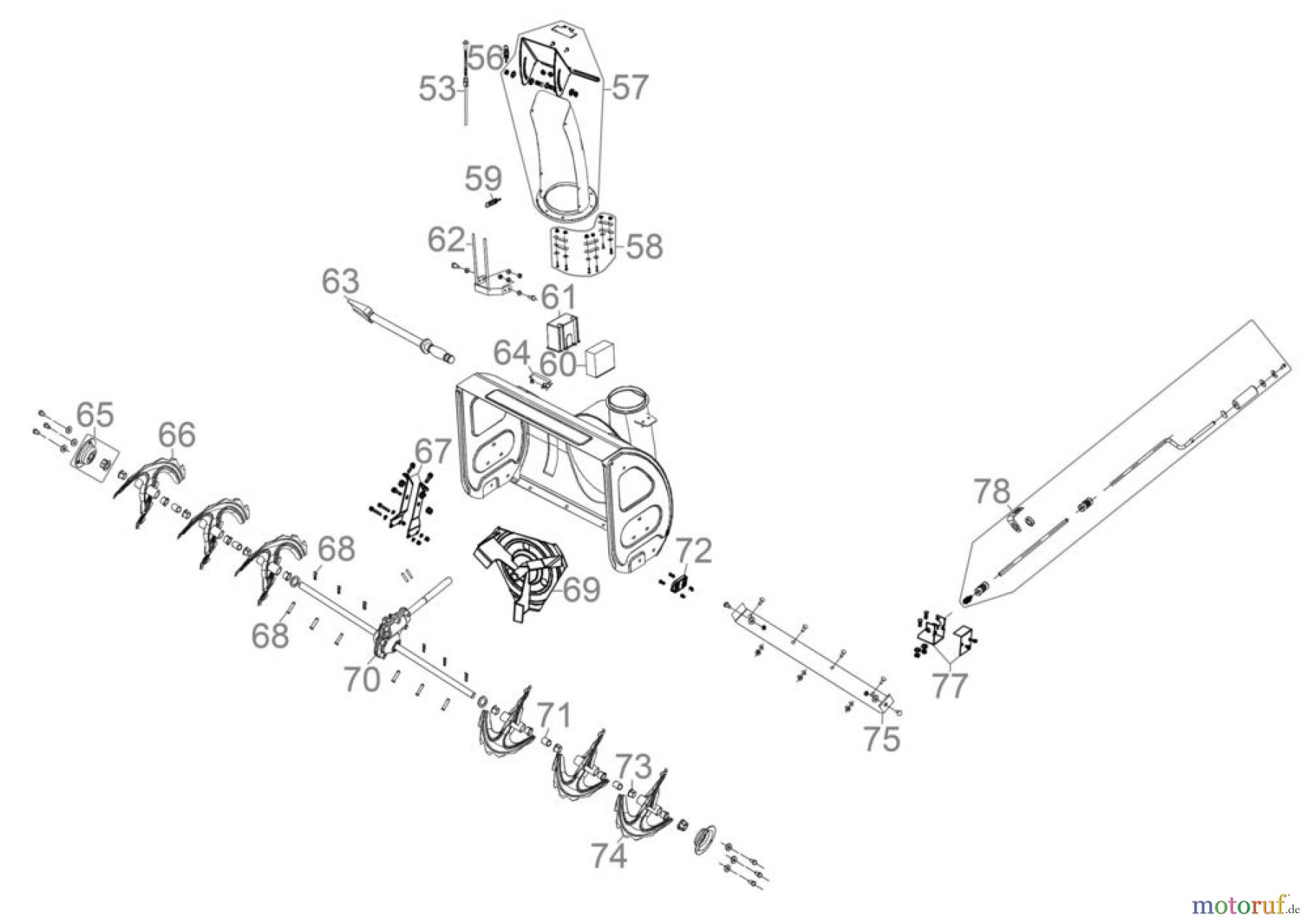  Güde Reinigungsgeräte Schneefräsen Benzin-Schneefräse SCHNEEFRÄSE GSF 9,7 PS Art.Nr.: 94577 FSL94577-01 Seite 3