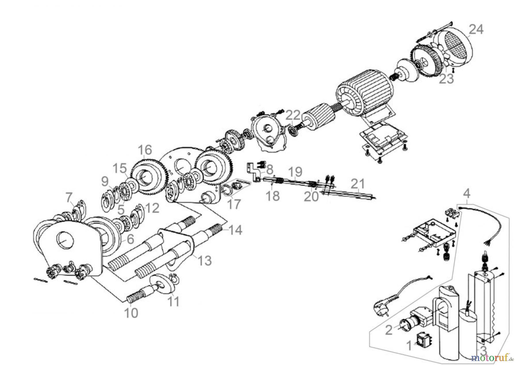  Güde Hebetechnik Seilzüge Laufkatze GLK 1000 Art.Nr.: 1717 FSL01717-01 Seite 1