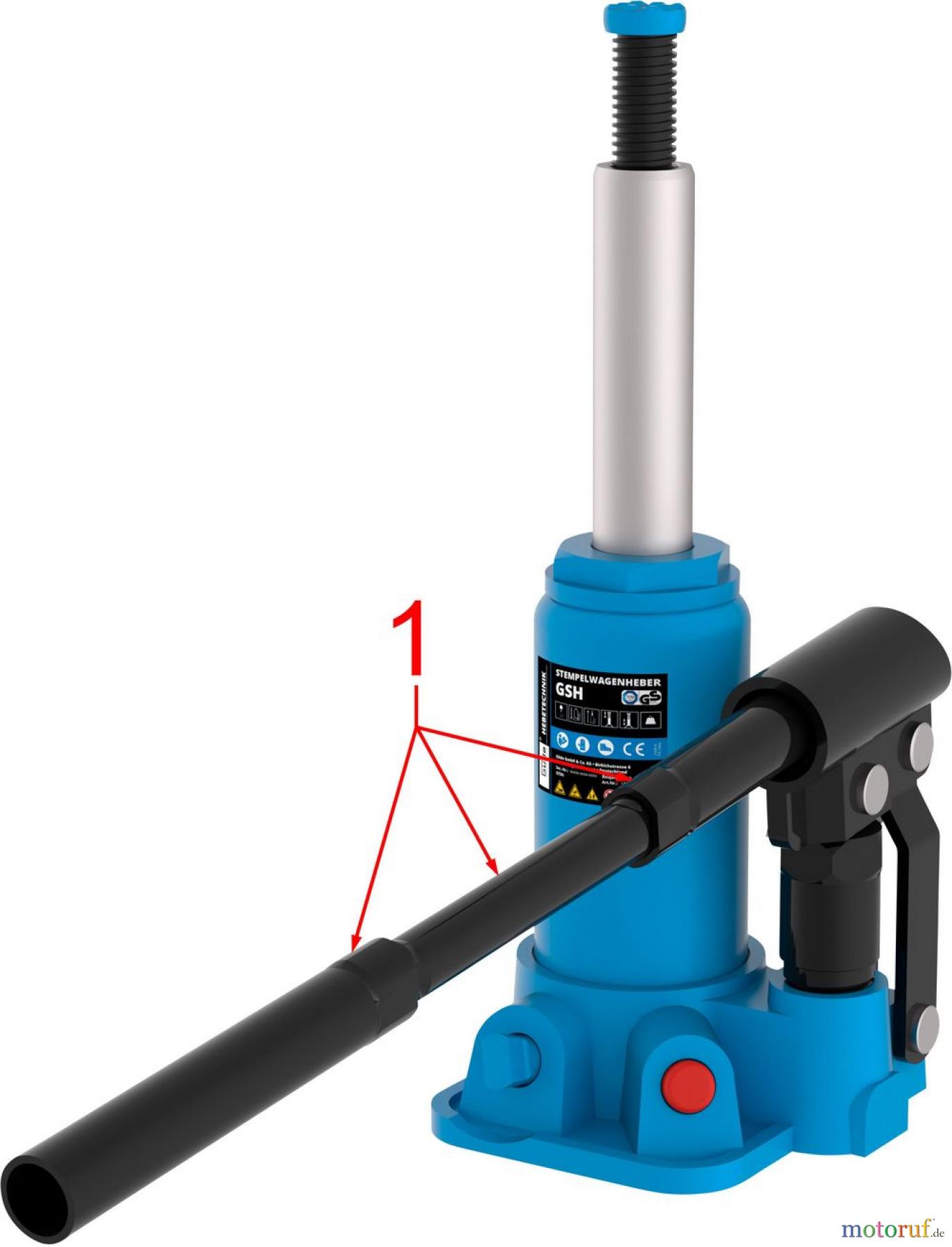  Güde Hebetechnik Stempelheber Stempelwagenheber GSH 20T Art.Nr.: 18043 FSL18043-01 Seite 1
