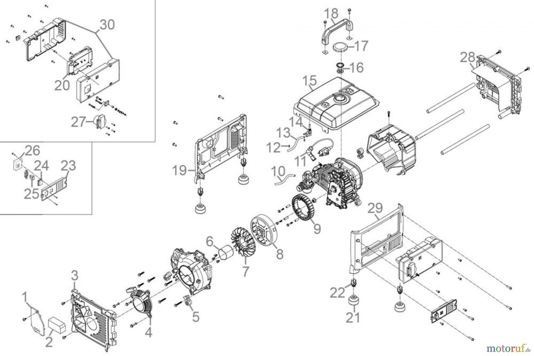 Güde Stromerzeuger Inverter-Stromerzeuger Inverter Stromerzeuger ISG 1200 ECO Art.Nr.: 40657 FSL40657-03 Seite 1