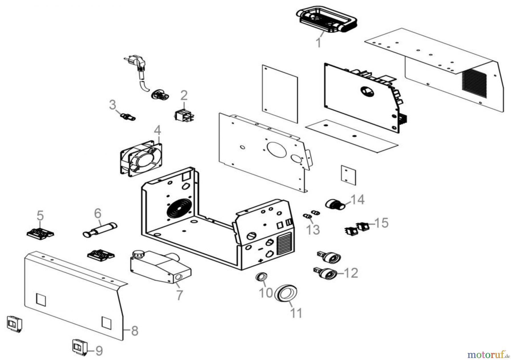  Güde Schweißtechnik Schweißgeräte Elektrodenschweißen bis 150 A Universalschweissgerät Uni-Mig 125 SYN Art.Nr.: 20078 FSL20078-01 Seite 1