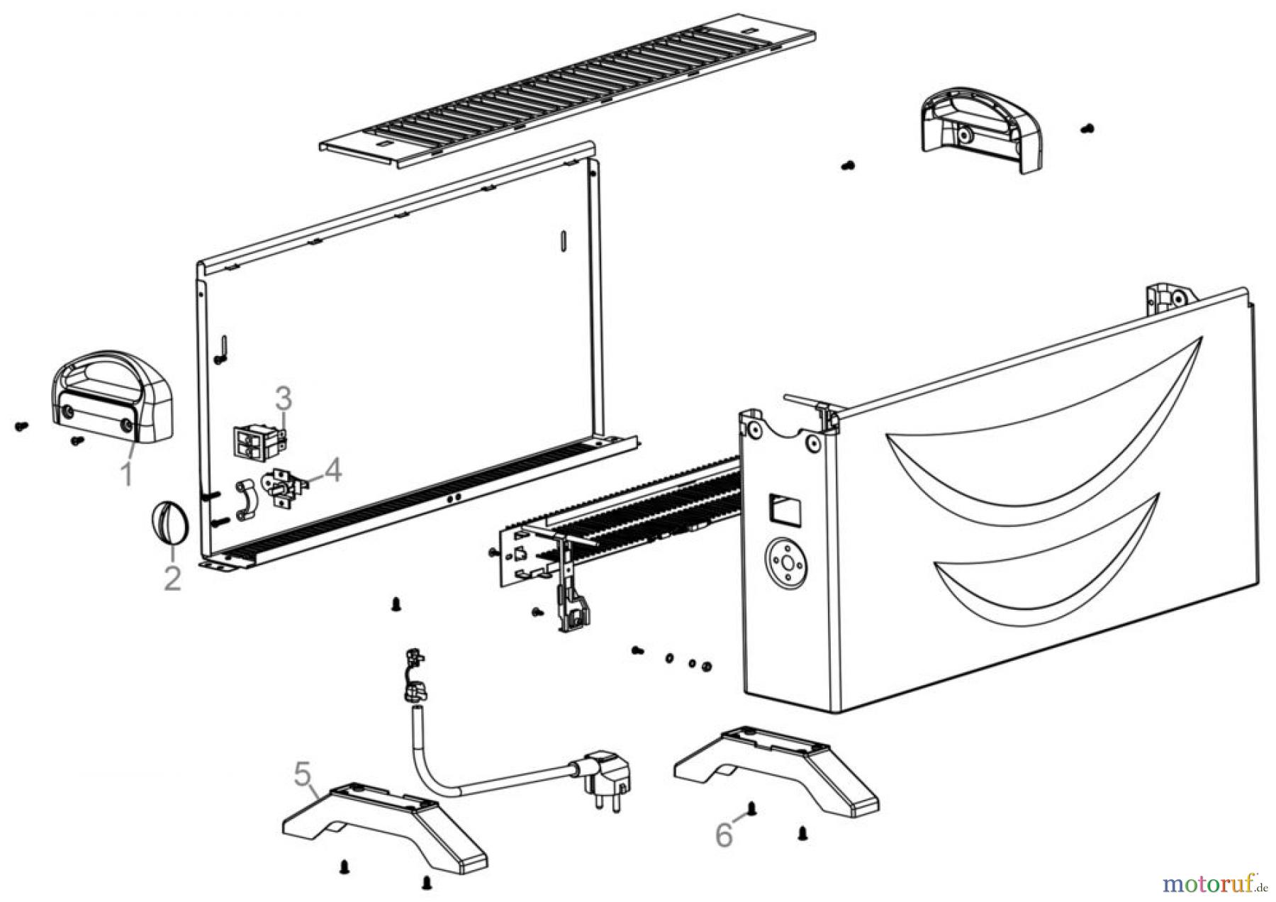 Güde Heizgeräte Weitere Elektroheizgeräte Konvektionsheizgerät GKH 2000 Art.Nr.: 85176 FSL85176-01 Seite 1