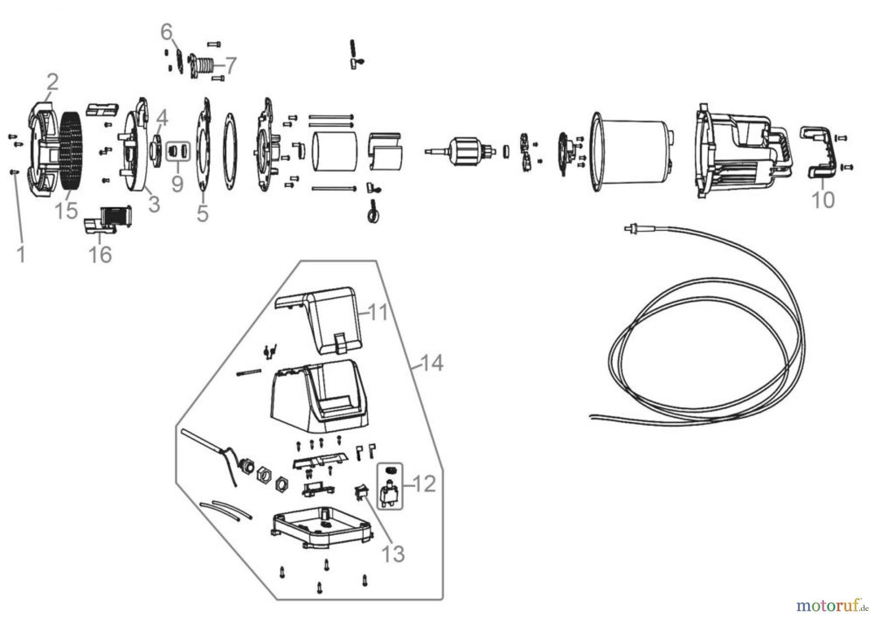 Güde Pumpentechnik Tauchpumpen Akku Tauchpumpen Akku Klarwassertauchpumpe KTP 18-201-23 Art.Nr.: 58568 FSL58568-01 Seite 1