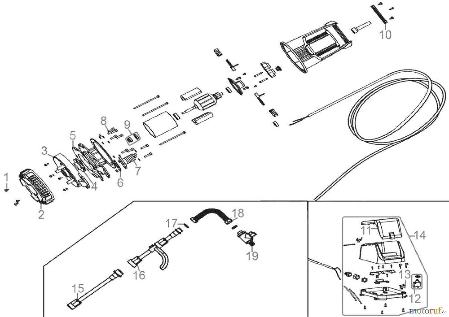 Güde Pumpentechnik Akku Gartenpumpen Akku Regenfasspumpe RFP 18-0 Art.Nr.: 58567 FSL58567-01 Seite 1