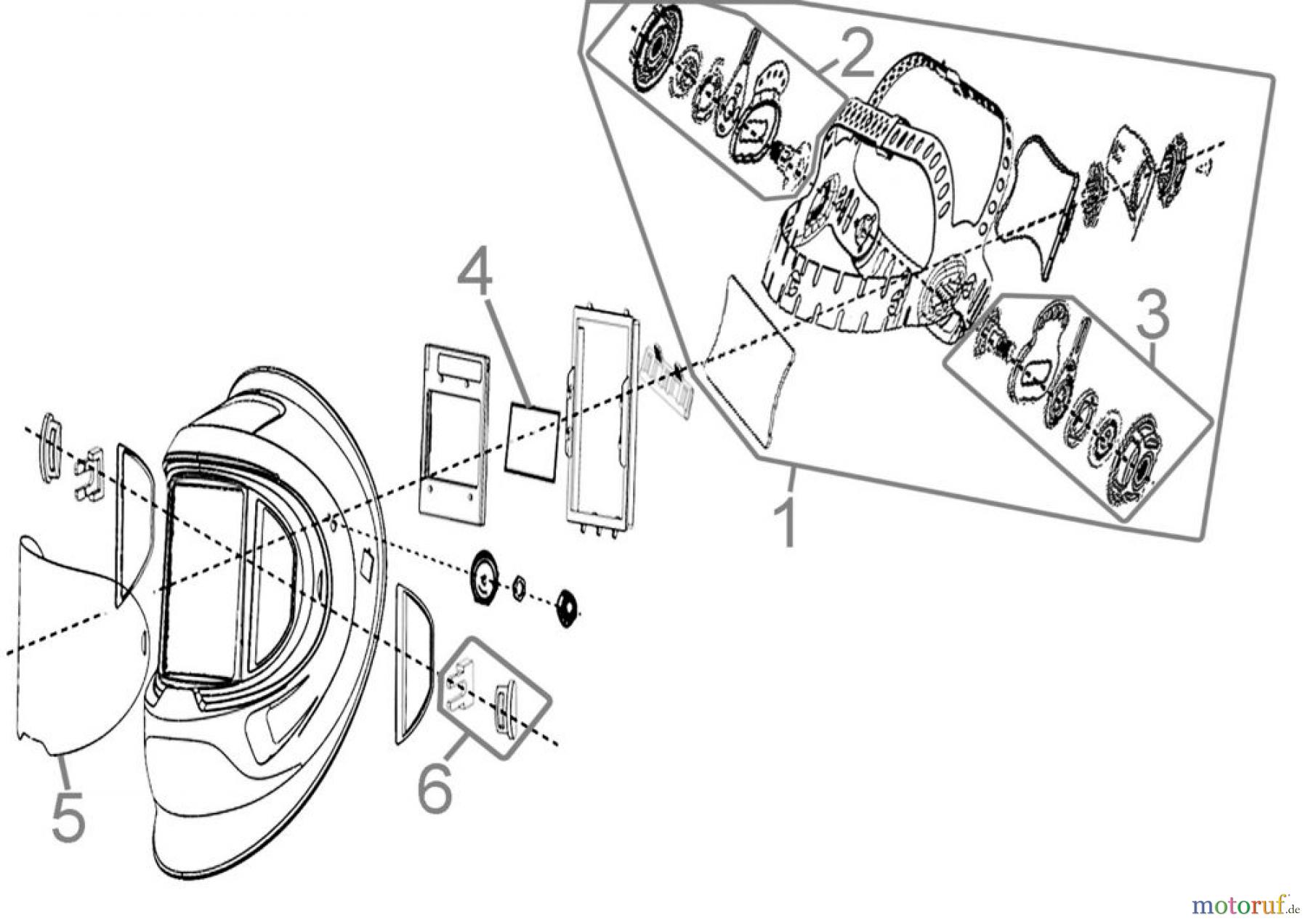 Güde Schweißtechnik Schweißzubehör Schweißschilde Automatischer Schweißhelm GSH 180-TC-2 Art.Nr.: 16924 FSL16924-02 Seite 1
