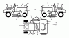 Husqvarna LTH 2142DR (96041023601) - Lawn Tractor (2012-06 & After) Ersatzteile DECALS