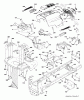 Husqvarna LTH 2142DR (96041023602) - Lawn Tractor (2013-05) Ersatzteile CHASSIS ENCLOSURES