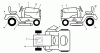 Husqvarna PB 19546LT (96042003500) - Lawn Tractor (2008-02 & After) Ersatzteile Decals
