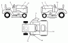 Husqvarna WP 18H44A - Winston Pro Yard Tractor (1992-02 & After) Ersatzteile Decals