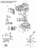 Husqvarna YT 120 (954000061) - Yard Tractor (1990-01 & After) Ersatzteile Engine B&S Model 281707, Type 0412-01 (Part 1)