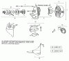 Husqvarna YT 120 (954000061) - Yard Tractor (1990-01 & After) Ersatzteile Engine B&S Model 281707, Type 0412-01 (Part 3)