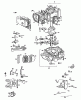 Husqvarna YT 120 (HVYT120AR) - Yard Tractor (1990-03 & After) Ersatzteile Engine B&S Model 281707 Type 0412-01 (Part 1)