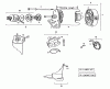 Husqvarna YT 120 (HVYT120AR) - Yard Tractor (1990-03 & After) Ersatzteile Engine B&S Model 281707 Type 0412-01 (Part 3)