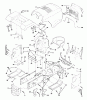 Husqvarna YT 150 (954840021) (HCYT150B) - Yard Tractor (1996-04 & After) Ersatzteile Chassis / Enclosures