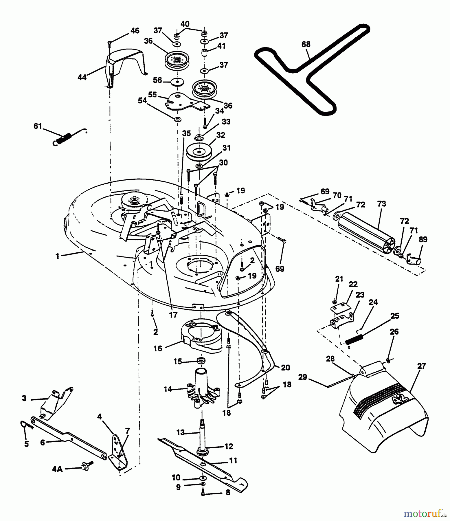 Husqvarna Rasen und Garten Traktoren YT 160 (954000582) (HU1642A) - Husqvarna Yard Tractor (1993-01 & After) 42