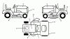 Husqvarna YT 160 (954000582) (HU1642A) - Yard Tractor (1993-01 & After) Ersatzteile Decals