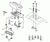 Husqvarna YT 160 (954000582) (HU1642A) - Yard Tractor (1993-01 & After) Ersatzteile Seat Assembly