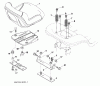Husqvarna YT 16542 (96043002406) - Yard Tractor (2009-04 & After) Ersatzteile Seat Assembly