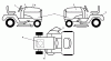 Husqvarna YT 16542T (96043002400) - Yard Tractor (2007-02 & After) Ersatzteile Decals