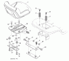 Husqvarna YT 16542T (96043002400) - Yard Tractor (2007-02 & After) Ersatzteile Seat Assembly