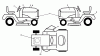 Husqvarna YT 16542T (96043002402) - Yard Tractor (2007-02 & After) Ersatzteile Decals