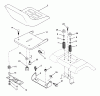Husqvarna YT 180 (954000652) (HN1842A) - Yard Tractor (1994-01 & After) Ersatzteile Seat Assembly
