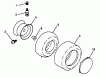 Husqvarna YT 180 (954000652) (HN1842A) - Yard Tractor (1994-01 & After) Ersatzteile Wheels & Tires
