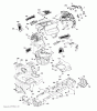 Husqvarna YT 42XLS (96043015300) - Yard Tractor (2012-09 & After) Ersatzteile CHASSIS ENCLOSURES
