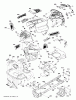 Husqvarna YT 54LS (96043015200) - Yard Tractor (2012-10 & After) Ersatzteile CHASSIS / FRAME