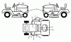 Husqvarna YT42XLS (96043015401) - Yard Tractor (2013-08) Ersatzteile DECALS