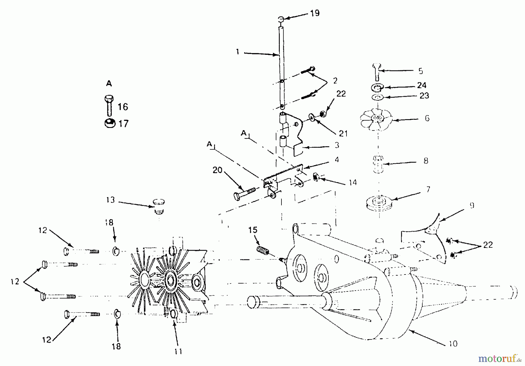 Husqvarna Rasen und Garten Traktoren YTH 112014 - Husqvarna Yard Tractor (1990-01 & After) Transaxle And Pump Assembly