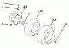 Husqvarna YTH 130 (954170026) (HEYTH130K) - Yard Tractor (2000-10 to 2001-01) Ersatzteile Wheels & Tires