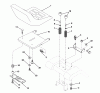 Husqvarna YTH 150 (954140007) - Yard Tractor (1997-12 & After) Ersatzteile Seat Assembly